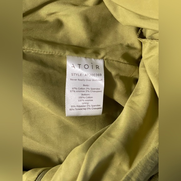 ATOIR Never Really Over Bodysuit In Ivory - Moss brand new with tag - Picture 8 of 8